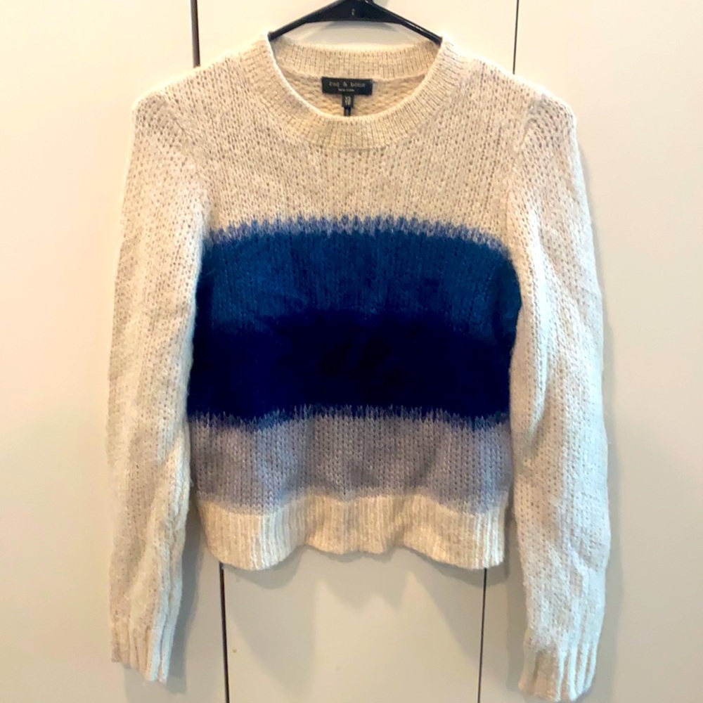 Lightly used rag and bone mohair/silk sweater
